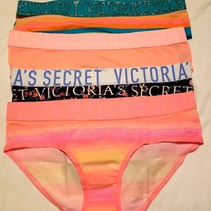 4 Victoria secret women Pantie hiphugger hipster
